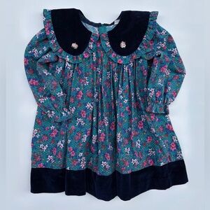 Vintage Floral Dress - Size 3X